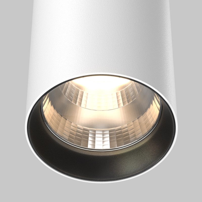 Подвесной светильник 7,5*7,5*13,5 см, LED, 20W, 3000К, Maytoni Technical Vol P100PL-20W3K-W белый