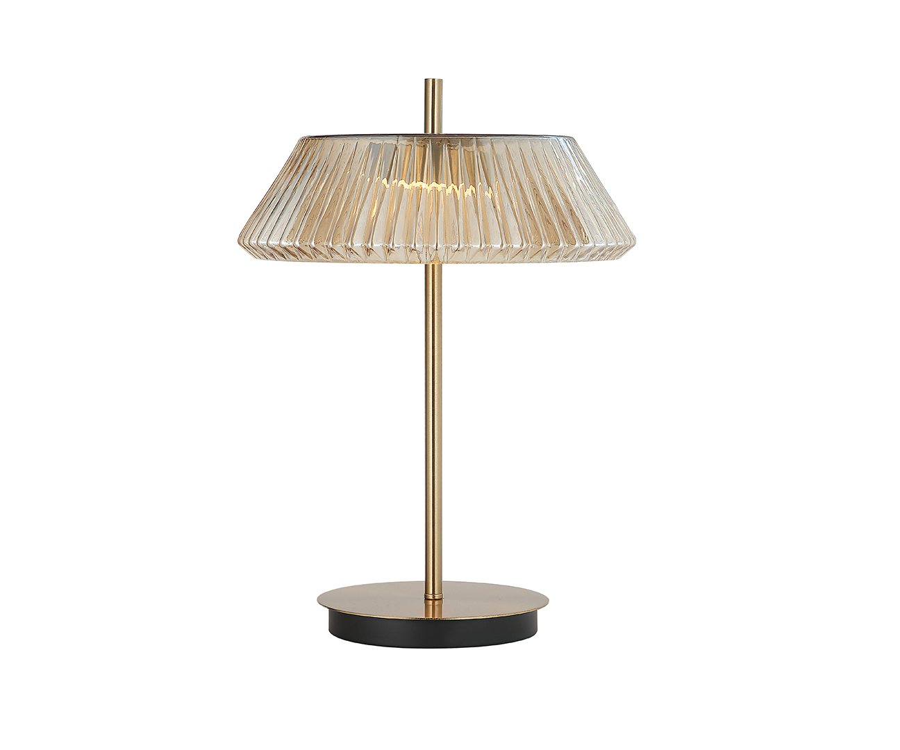 Настольная лампа 50 см, 6W, 3000K, Kink Light 07721-T,20(03), бронза-янтарь