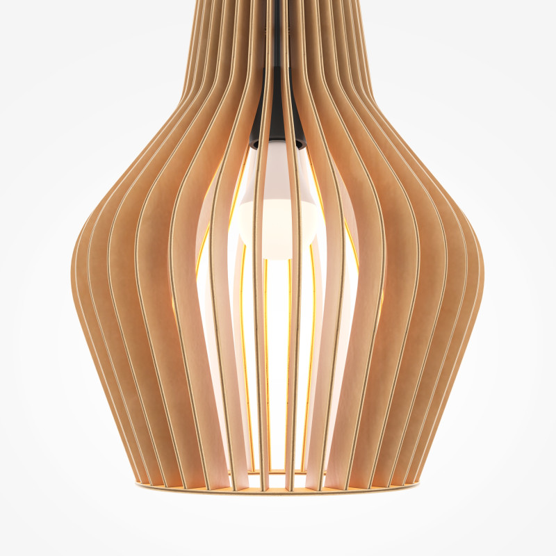 Светильник 30 см, Maytoni Roots MOD191PL-01W1, черный-дерево