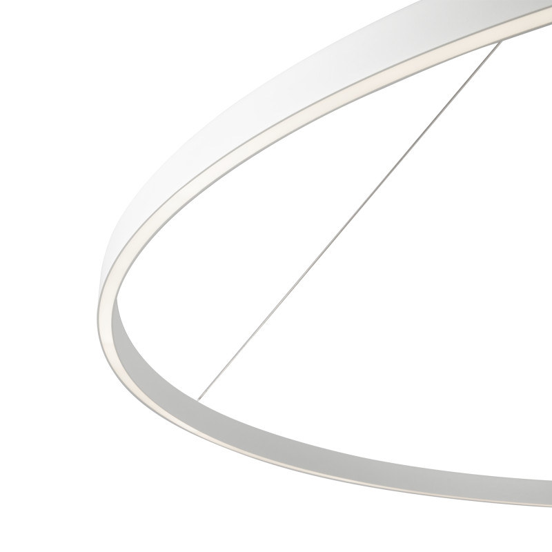 Подвесной светильник 120*120*127,5 см, LED, 80W, 3000К-4000К, Maytoni Rim MOD058PL-L65WK белый