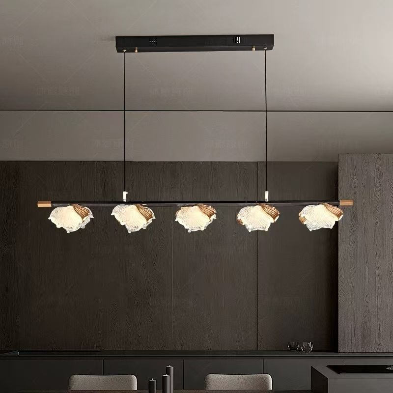 Люстра 8853-1200, L1200 LED, W, 3000/4000/6000K, Alva Donna, Чёрный матовый