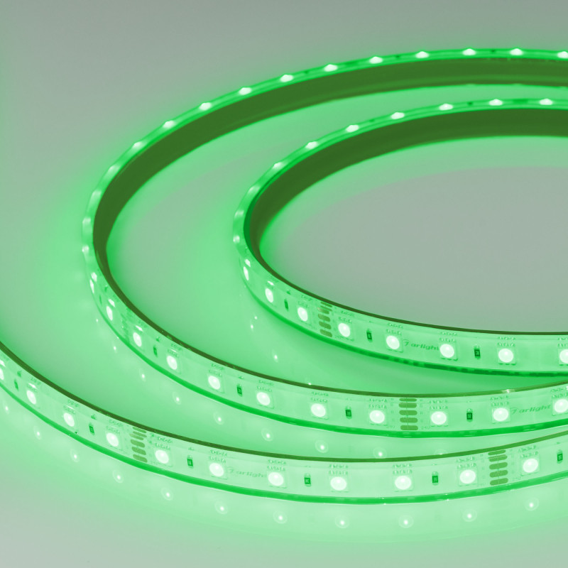 Лента герметичная RTW-PFS-B60-13mm 24V RGB (14.4 W/m, IP68, 5060, 5m) (Arlight, 14.4 Вт/м, IP68) 033791. Цена указана за 5 метров. Продается кратно 5 метрам.