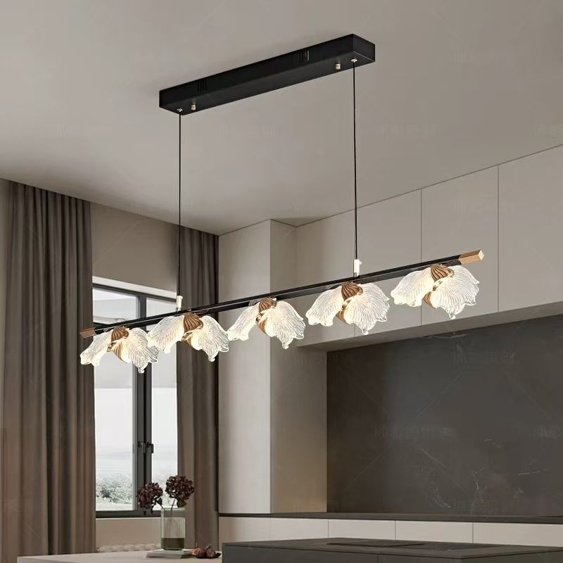 Люстра 8853-1200, L1200 LED, W, 3000/4000/6000K, Alva Donna, Чёрный матовый