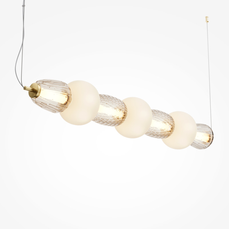 Подвесной светильник 110*17*322 см, LED, 42W, 3000К, Maytoni Pattern MOD267PL-L42G3K золотой