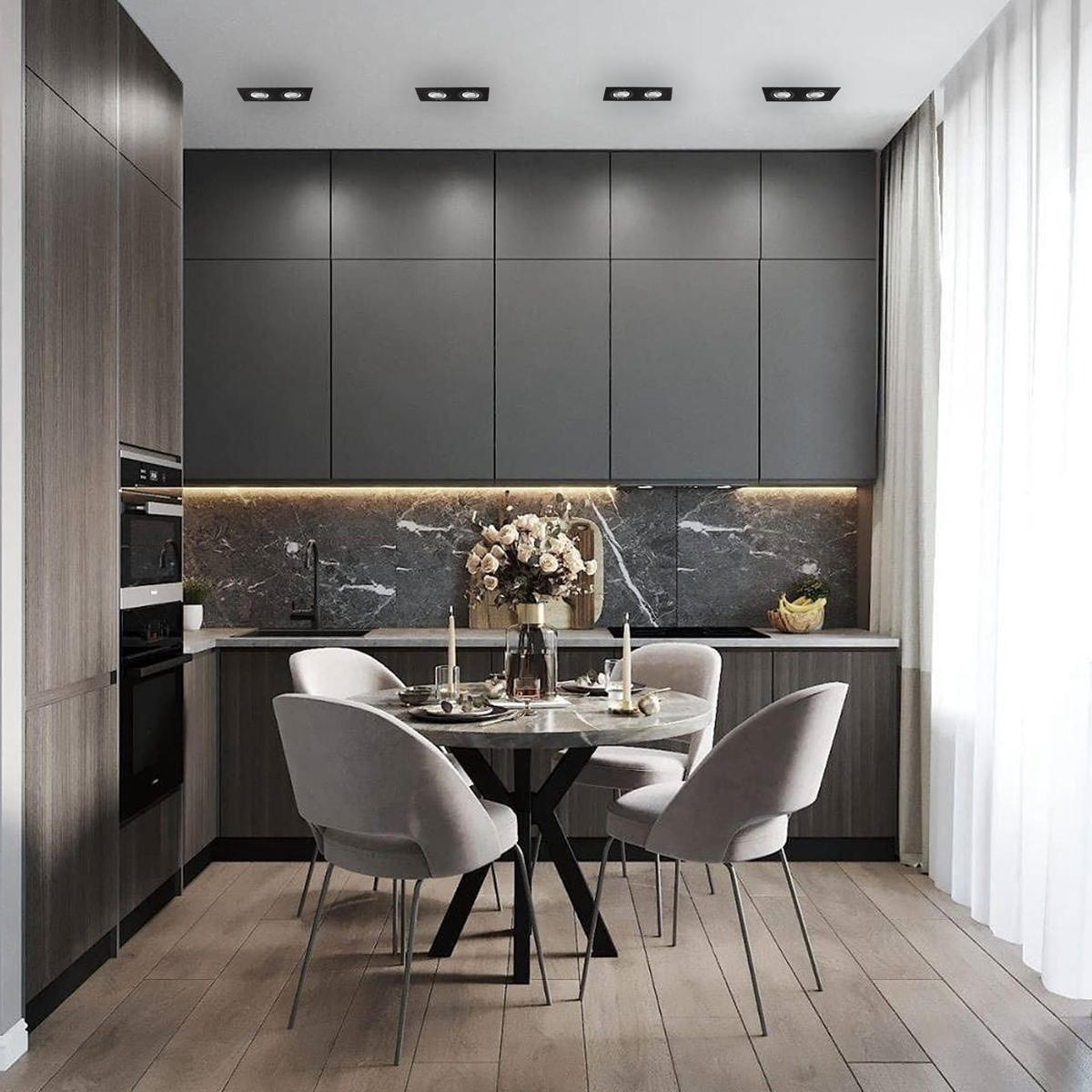 Встраиваемый светильник 17,5*9*2,5 см, GU10 LOFT IT Hap 10341/2B White белый