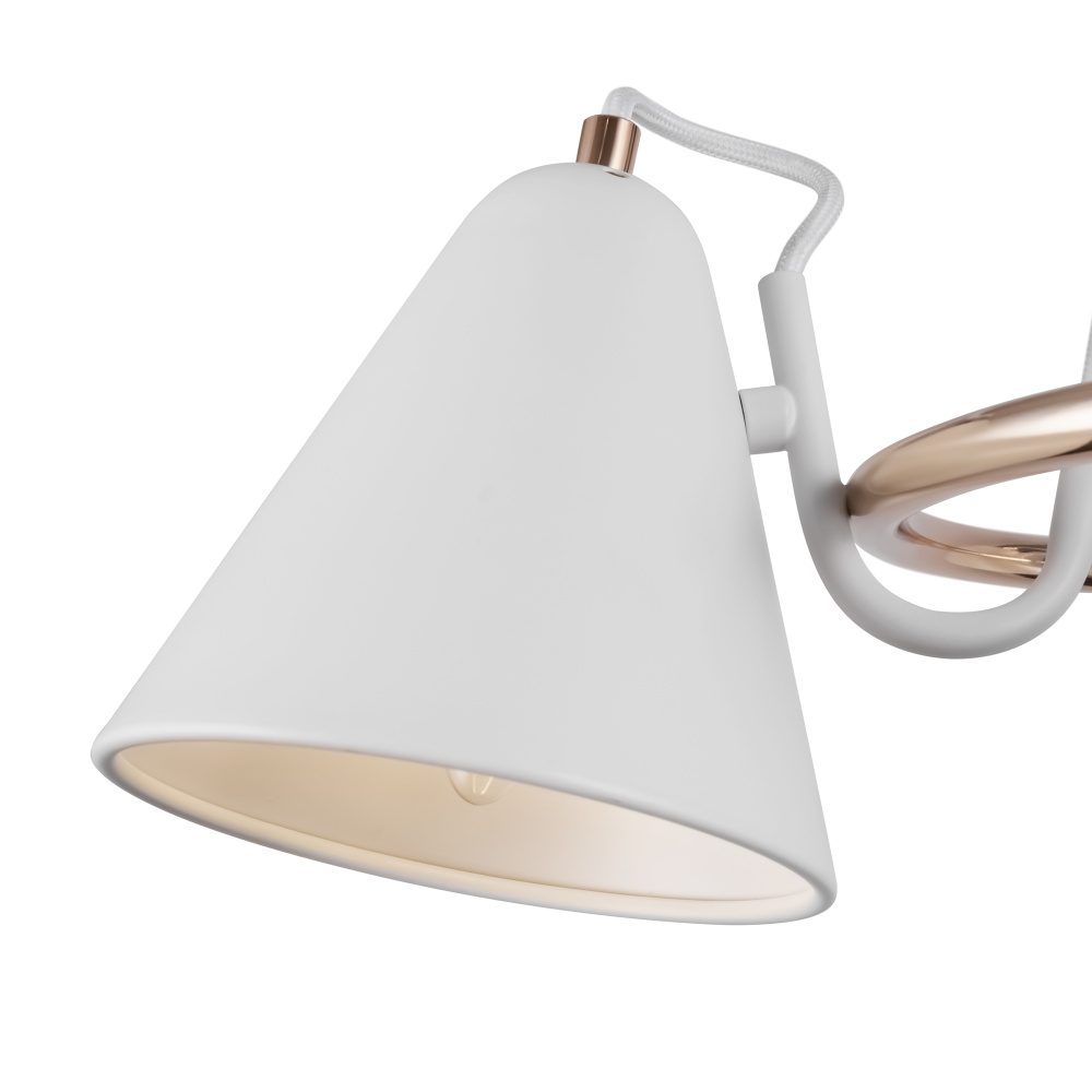 Подвесной светильник *58*19,5-60 см, 3*E14*40W, Freya Falke Market FR8001PL-03WG, Белый с Золотом