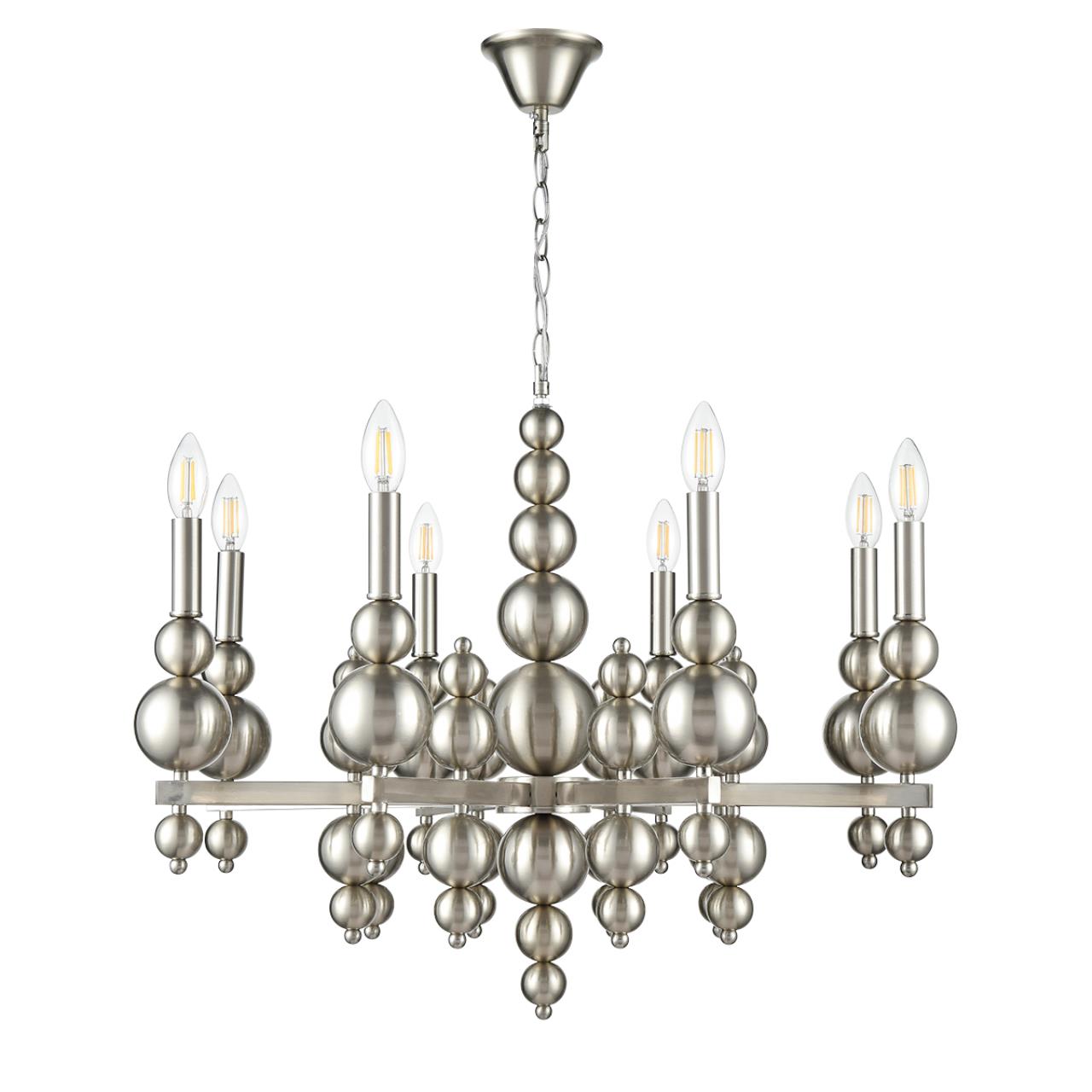Люстра 72*94 см, 8*E14 Lumion Nana 8107/8 никель