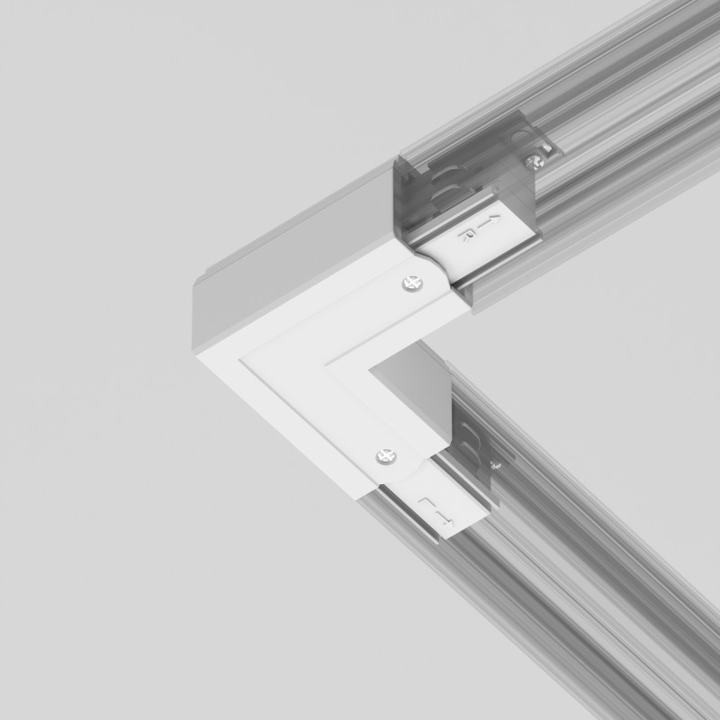Комплектующие для накладной трековой системы Maytoni Technical Three phase track system Trinity TRA005CL-31W-R белыйIP 20