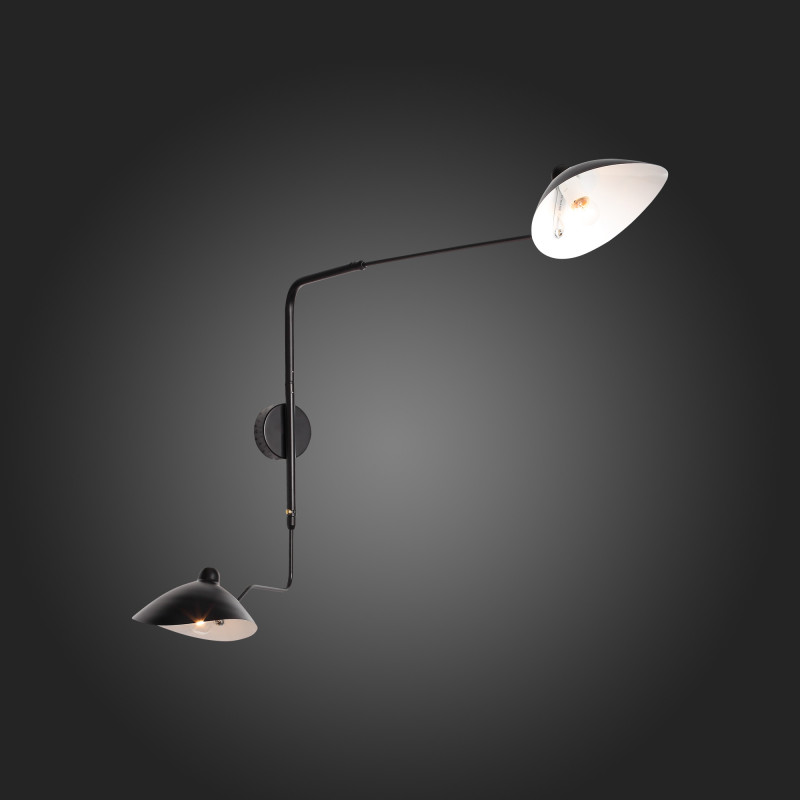 Светильник настенный 18 см, ST LUCE SPRUZZO SL305.401.02 Черный