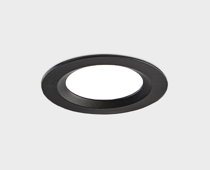 Влагозащищенный светильник 9*7,5 см, ITALLINE  IT08-8018 black 3000K