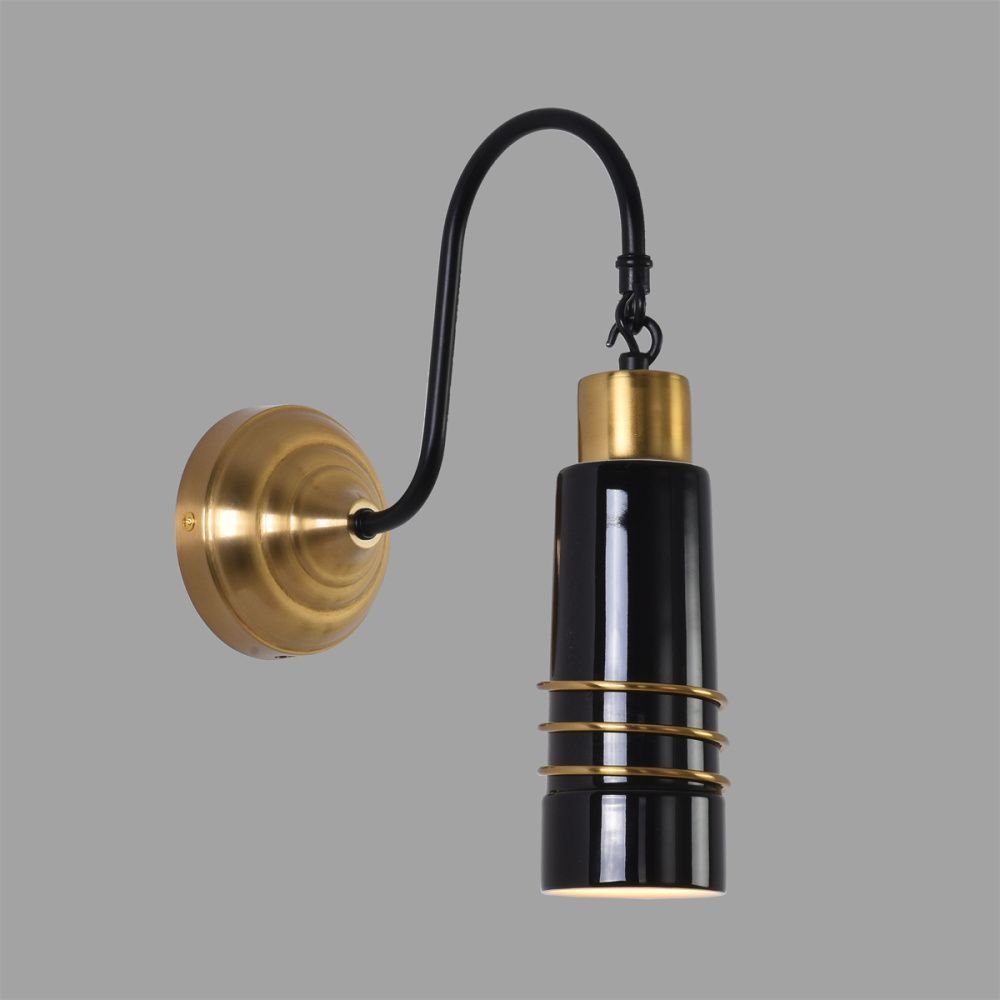 Бра 30 см, Lumion 8361/1W, черный-золото