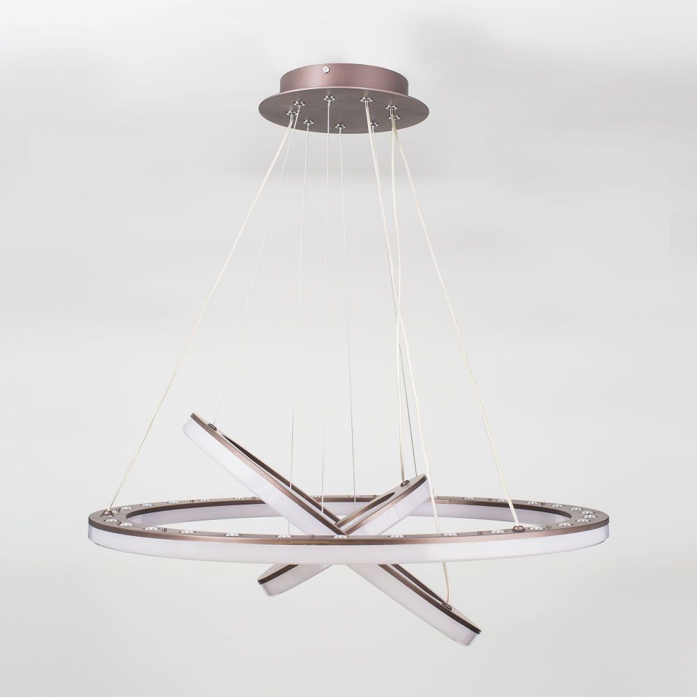 Светильник 65 см, 104W, 3000-4200K с пультом Citilux Электрон CL710A105S, венге