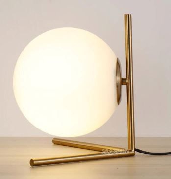 Настольная лампа Intersvet  int.021.15, золото, диаметр 20 см