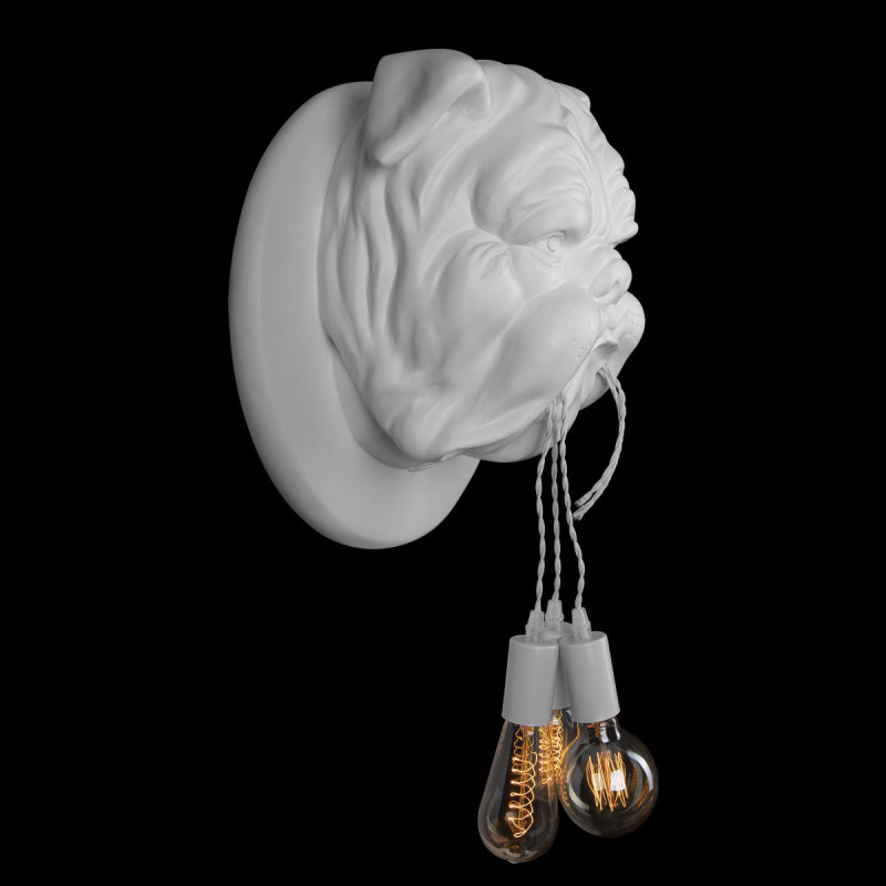 Светильник *41 см, 3*E27*W, Loft It 10177 White Bulldog, Белый