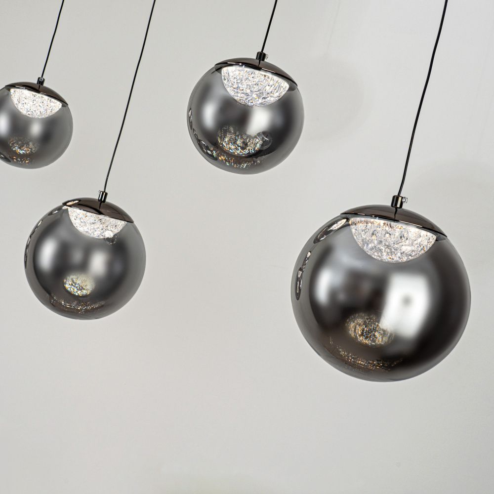 Светильник 120** см, LED*38W, 3000-6000K, Modelux  ML.2338.6 BK, Чёрный