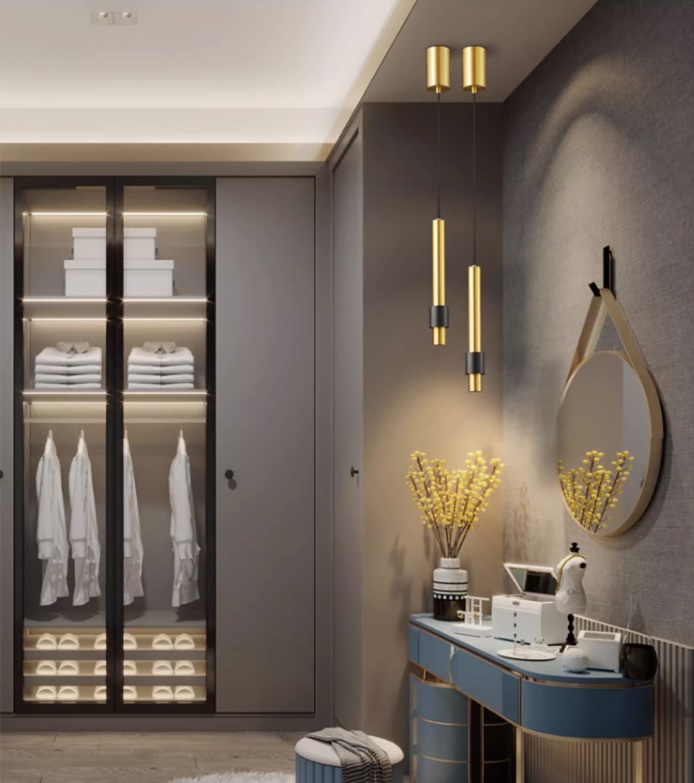 Подвесной светодиодный светильник Inodesign Vogel Gold 44.4530