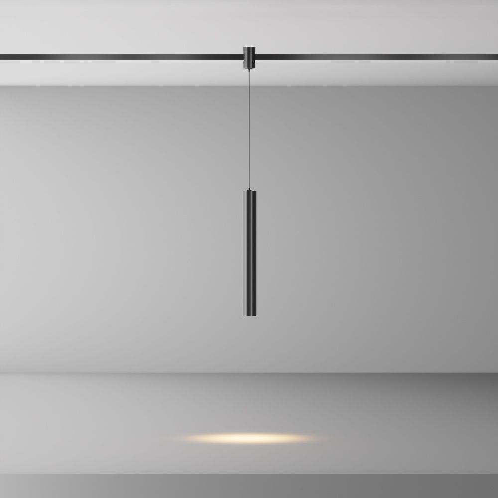 Трековый светильник  TR155-1-5W3K-B **-30 см, *LED*5W, K, Maytoni technical FLARITY TR155-1-5W3K-B, Черный