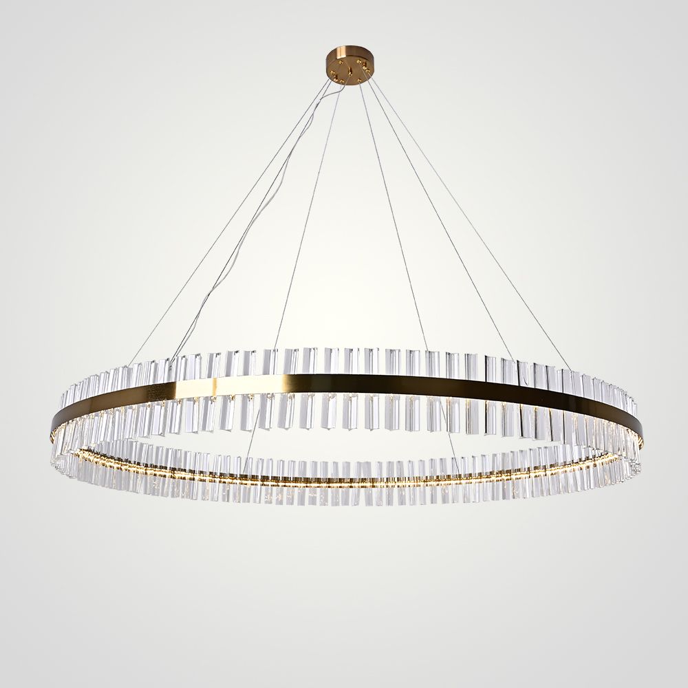 Подвесная люстра Saturno Not Baroncelli Suspension D150 150*150*150 см, 1*LED*50W, ImperiumLoft 40.1643-0, Золотистый