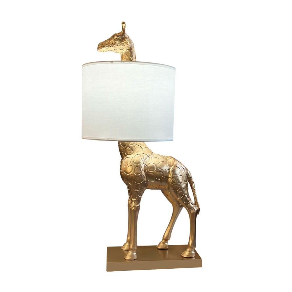 Настольная лампа 28*21*66 см, 1*E14 Gerhort G92008/1T GD WT, Золото