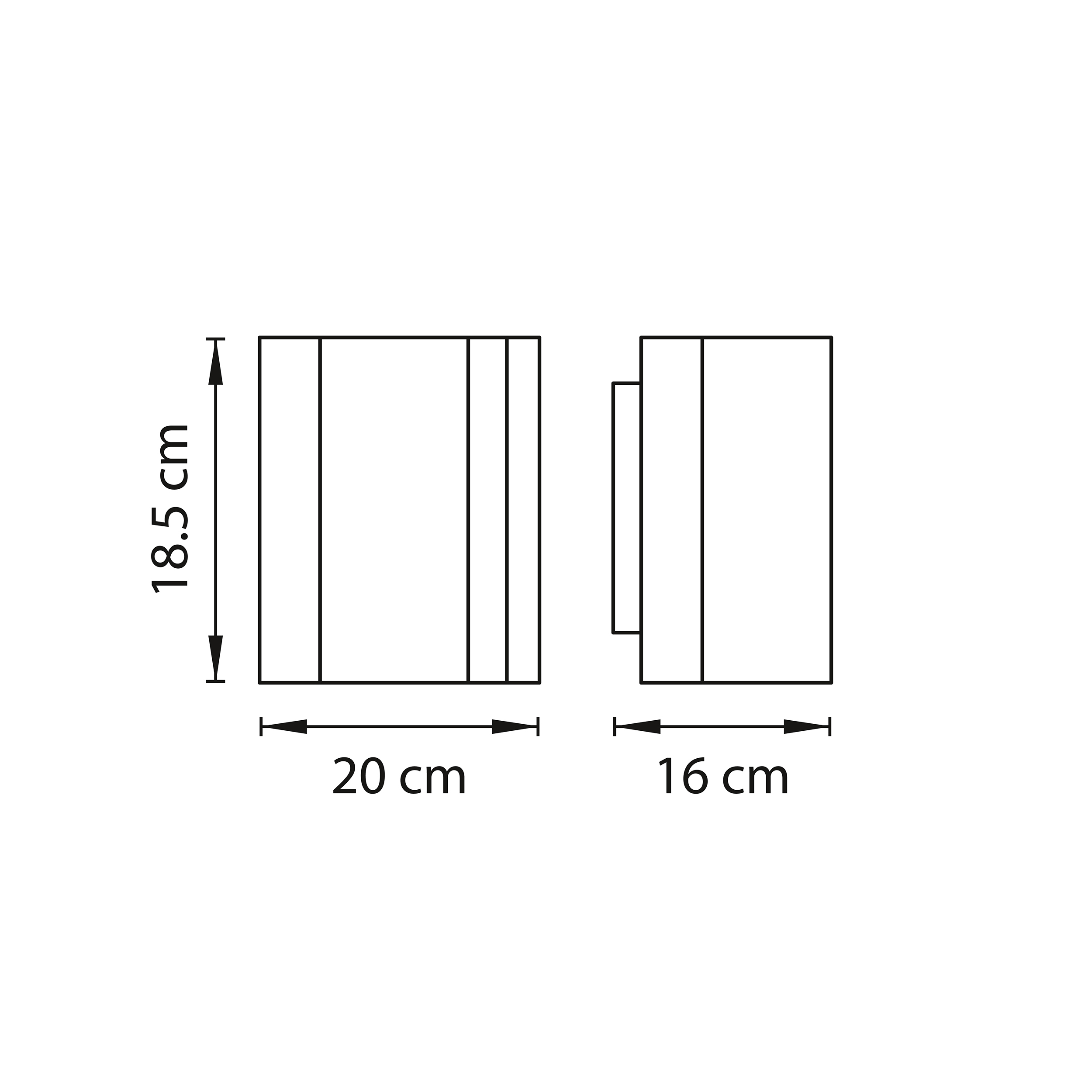 Бра 16*2 см, 1*E14*6W, Черный матовый Lightstar Nubi 802617