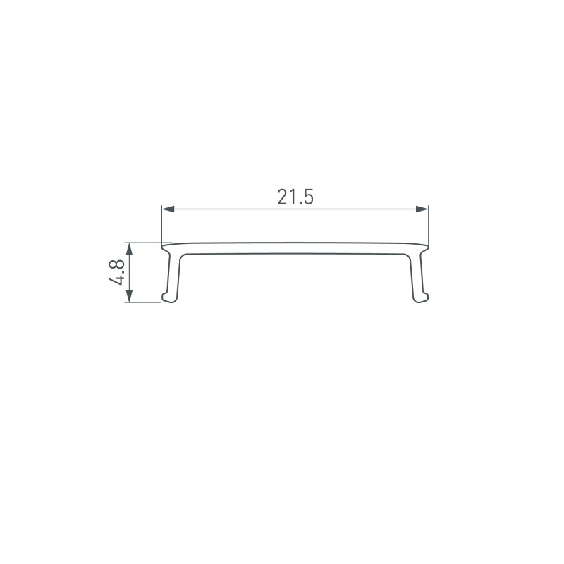 Экран Arlight 040818 200*1,2*0,48 см. Цена указана за 2 метра. Продается кратно 2 метрам.