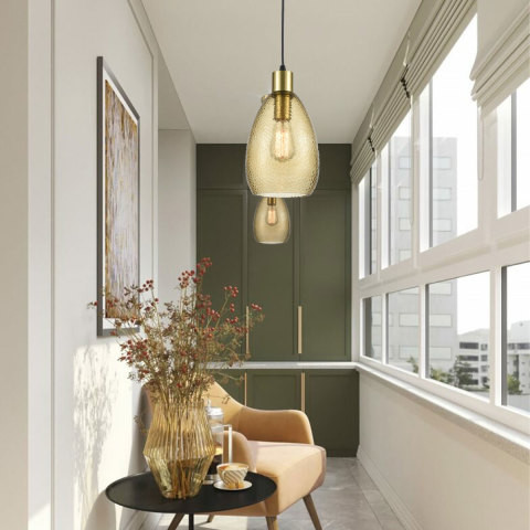 Подвесной светильник  18*157 см, 1*E27 золото Vele Luce Placido VL5055P14