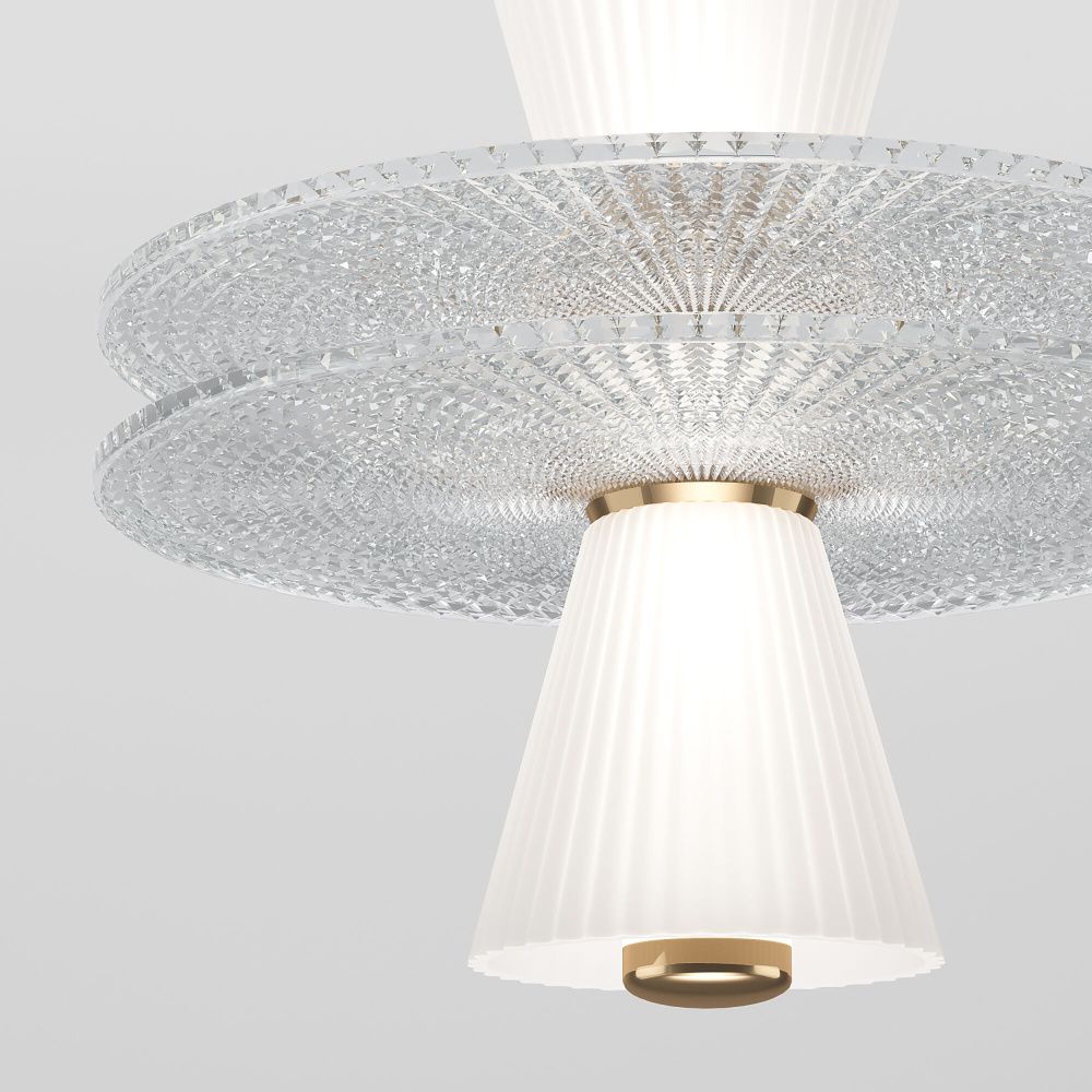 Подвесной светильник 30*30*33-133 см, LED*7W, 4000K, Eurosvet Titania 40028/1 LED, черный, a069190