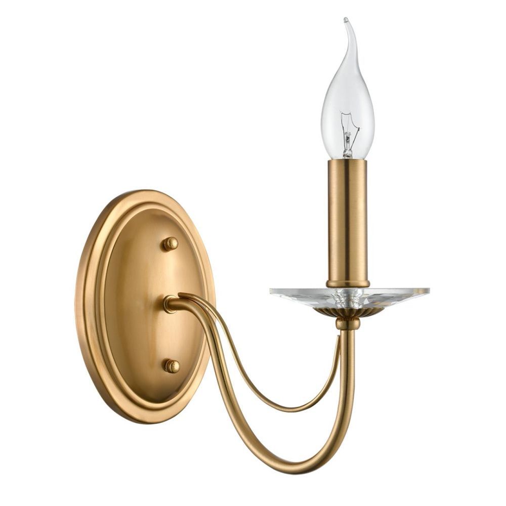 Бра 13**-29 см, 1*E14*40W, Lumion INCANTO 8033/1W, медь, прозрачный