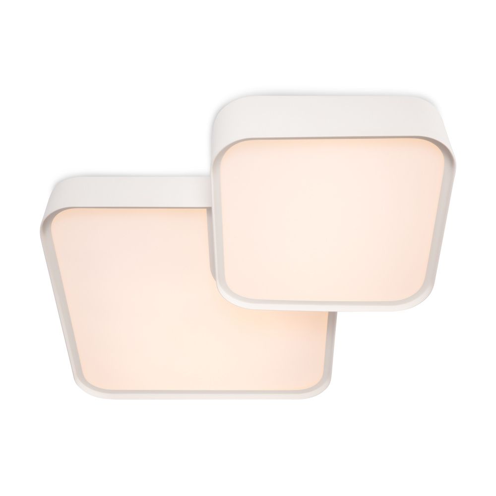 Светильник 50*50*-9 см, *LED*84W, 3000-7000K, Freya Площадь/Square FR6095CL-L84W, Белый