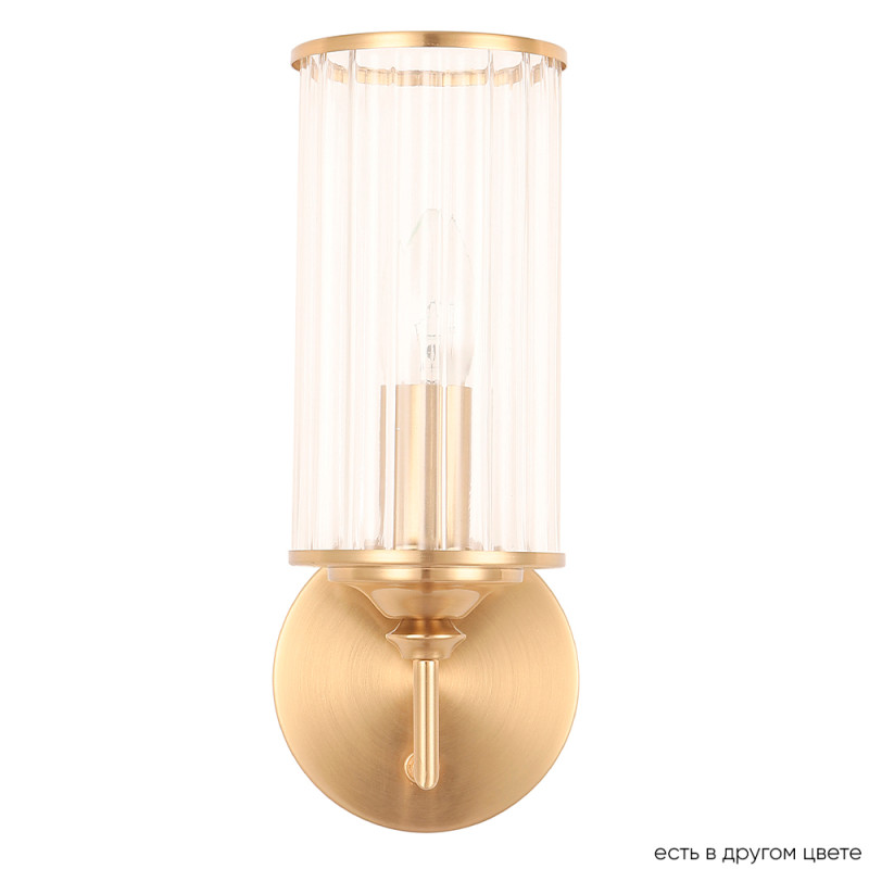 Бра 33 см, Crystal Lux GLORIA AP1 BRASS, латунь