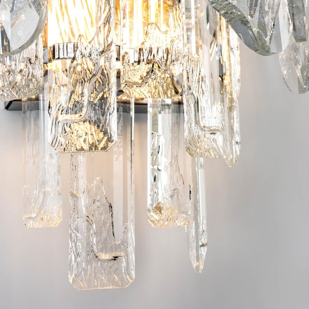 Настенный светильник 23x14x26см, Е14, 2x40Вт, , Modelux ML.7083.02 CR Хром