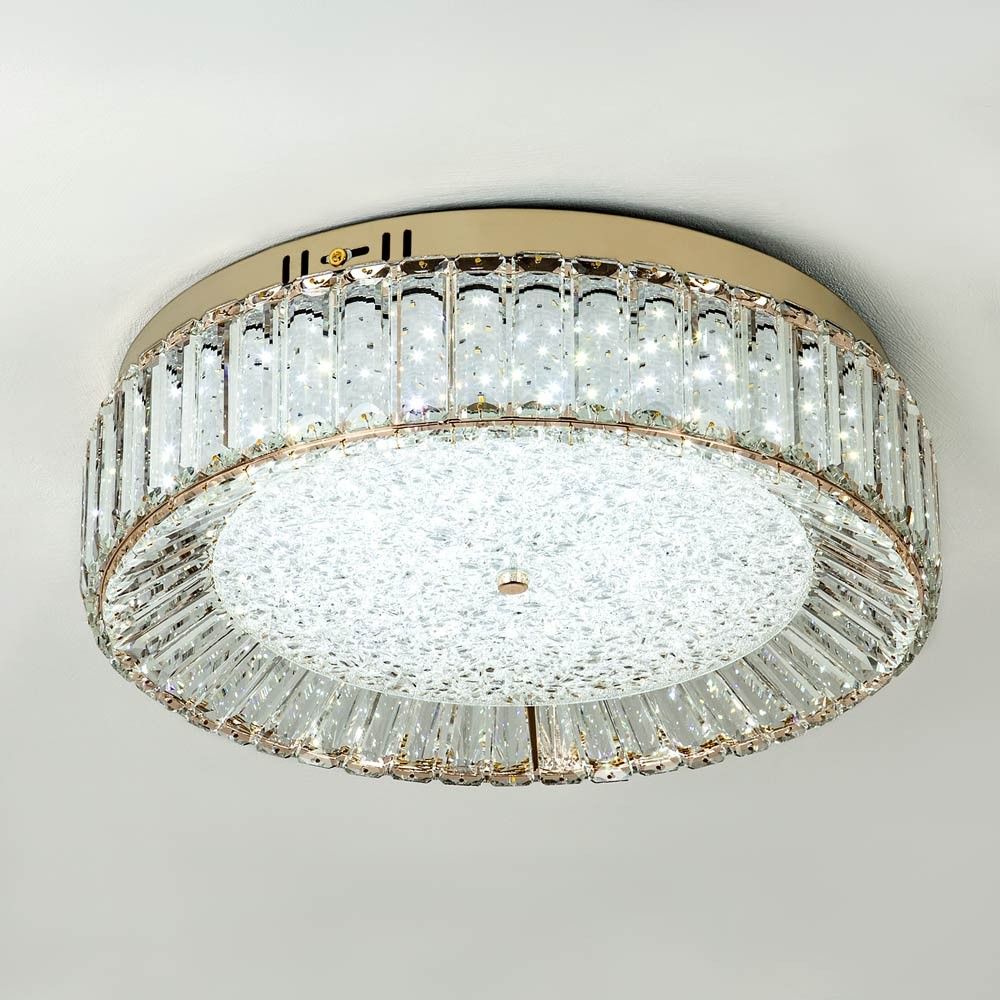 Потолочный светильник 50*50*0,0000 см, LED 55W, 3000 / 6000K, Золото MODELUX ML.2305.500