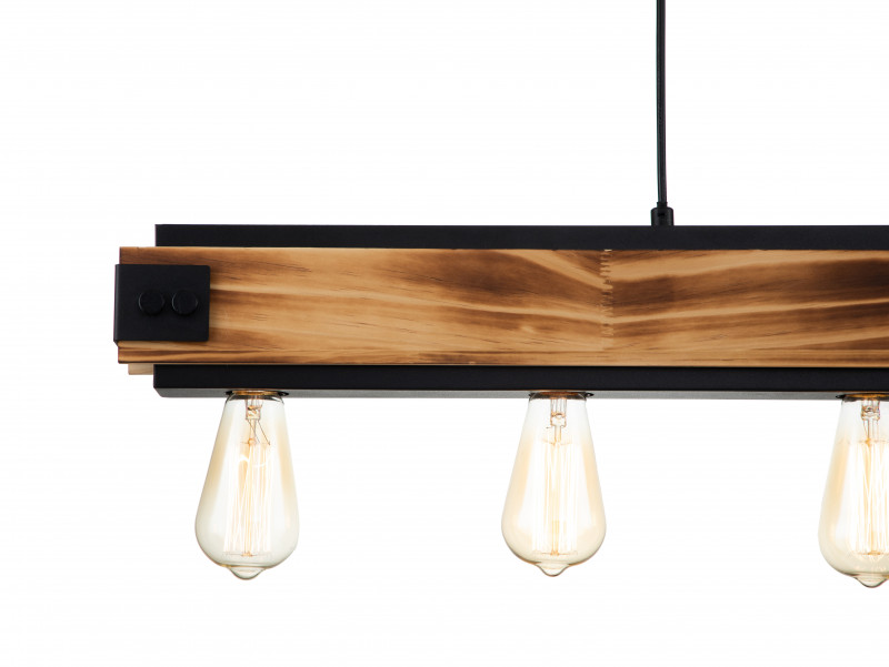 Подвесной светильник 900*90*115/1315 мм, 5*E27 чёрный Indigo Albero V000214, 10018/5P Black