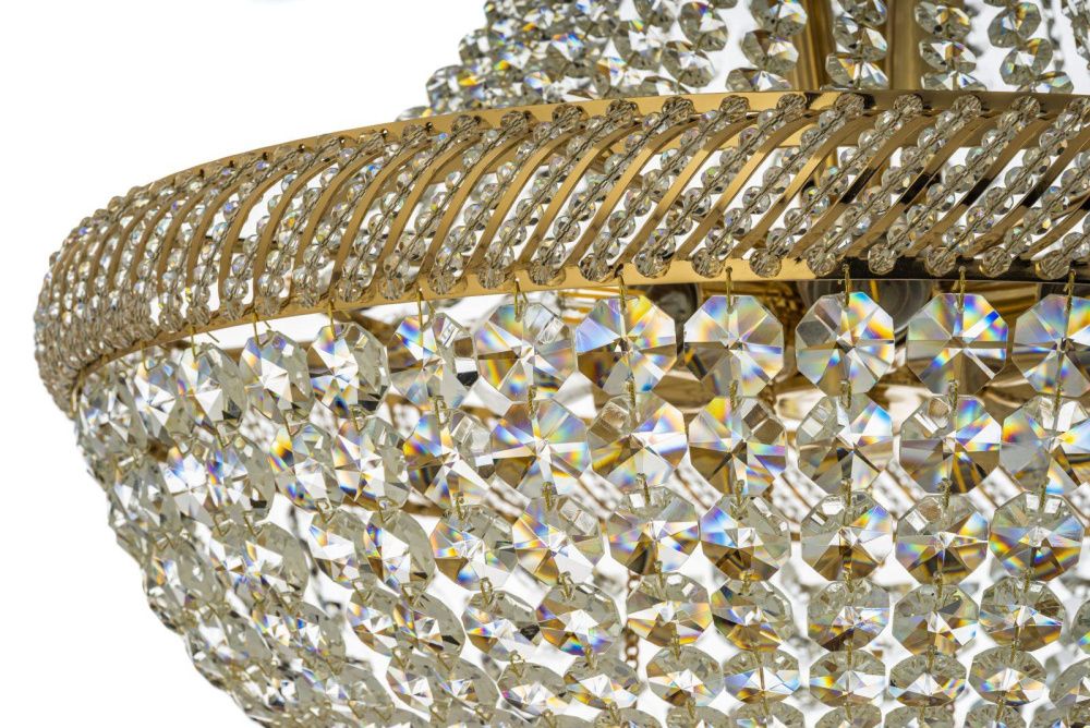 Люстра *45*75 см, 5*E27*60W, Dio D`arte Bari Gold Bari E 1.5.45.100 G, Золото