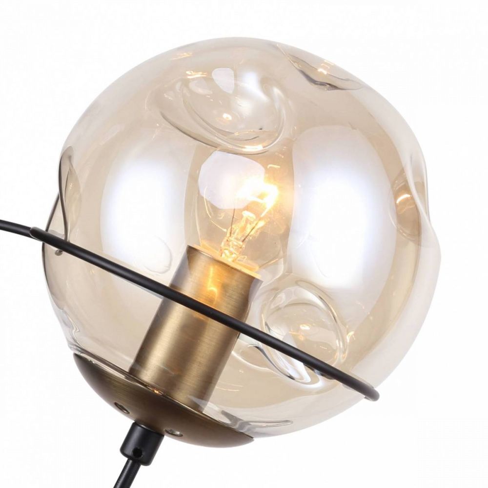 Бра F-Promo Grana 2202-1W, D230*W135*H210, черный и латунь