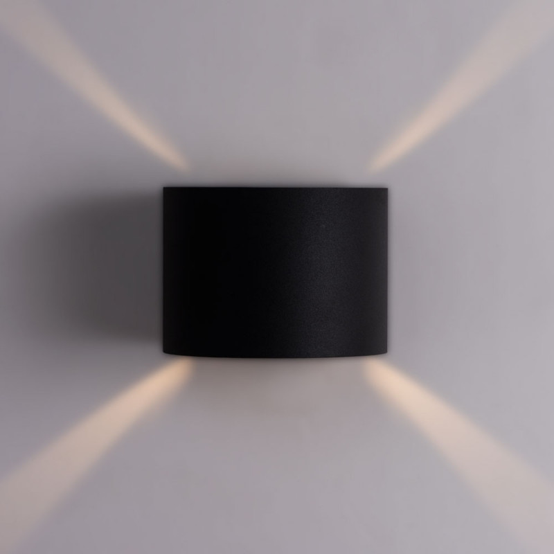 Уличный настенный светодиодный светильник Arte Lamp Rullo A1415AL-1BK черный
