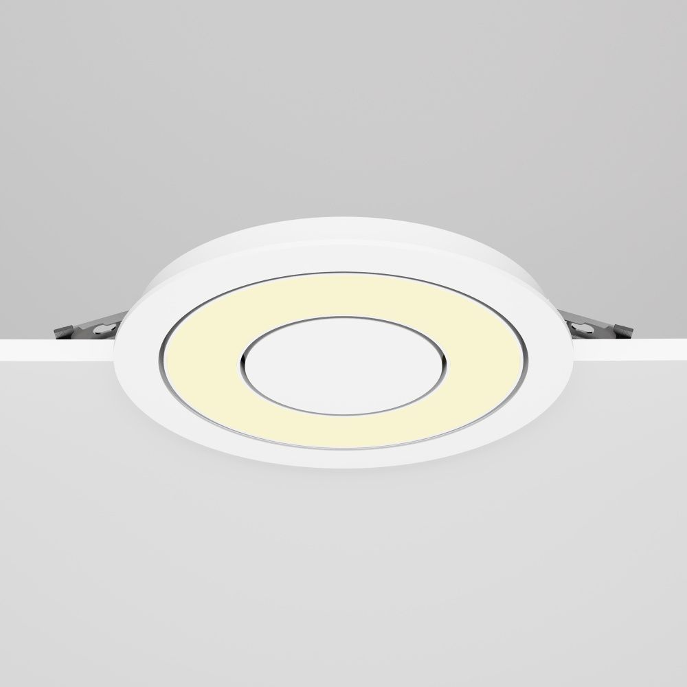 Встраиваемый светильник  DL102-12W2.7K-W **-3,6 см, *LED*12W, 2700K, Maytoni technical Vector DL102-12W2.7K-W, Белый
