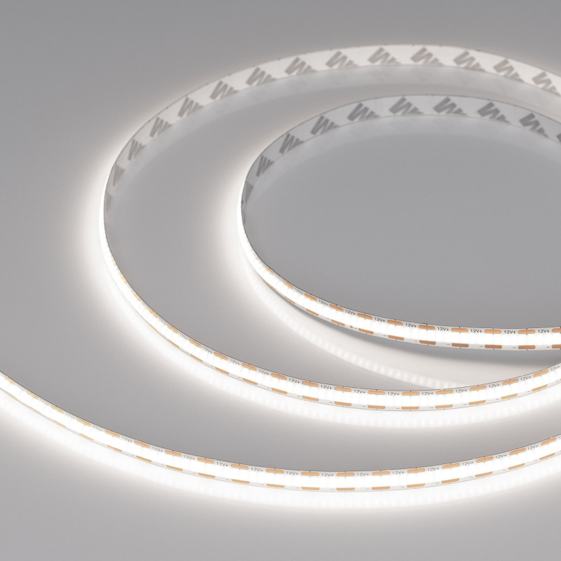 Лента COB-X400-8mm 12V White6000 (9 W/m, IP20, CSP, 2.5m), Arlight 039043. Цена указана за 2,5 метров. Продается кратно 2,5 метрам.