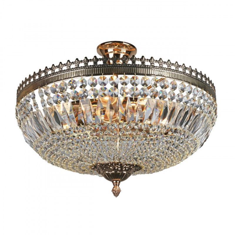 Люстра 45*35 см, 5*E27, 40W, Omnilux Omnilux 766 OML-76607-05, золотой