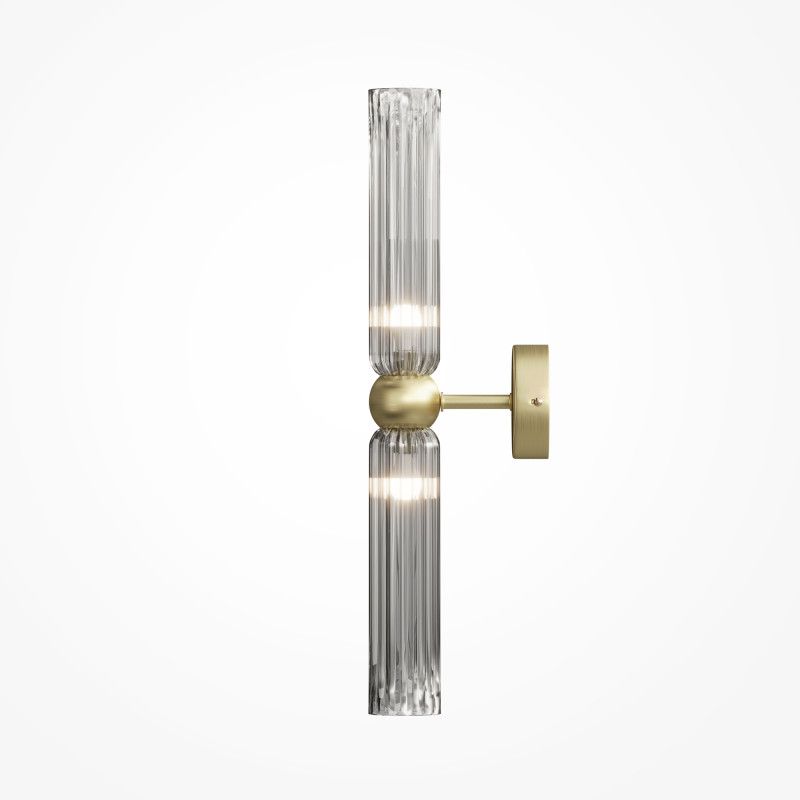 Бра 5*5*43,5 см, 2*G9*28W, Maytoni Antic MOD302WL-02GR1, золото матовое