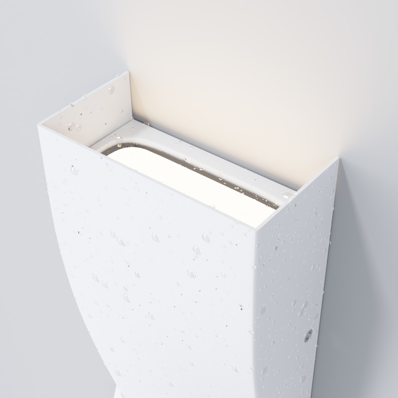 Уличный настенный светильник Maytoni Twist O040WL-L11W3K, 11W LED, 3000K, белый