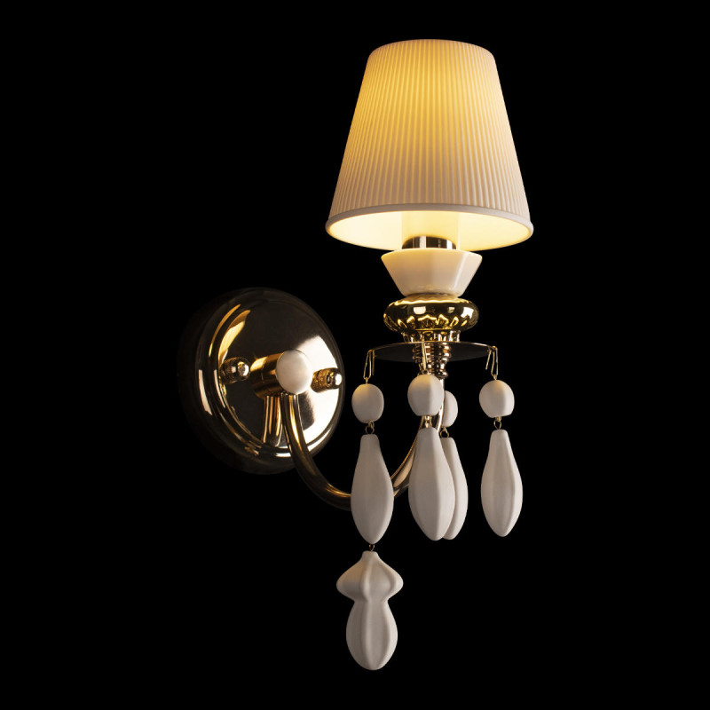 Бра 32 см, Loft IT Grace 10203/1W White, золото