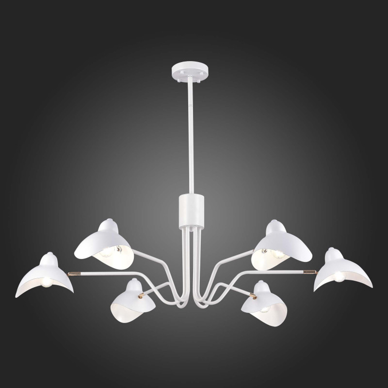 Люстра подвесная 110 см, 360W, ST LUCE MINNE SL1801.513.06 Белый