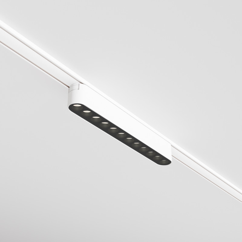 Трековый светильник 2,6*22,2*2,9 см, LED 12W, 4000К, Белый Maytoni Points TR082-1-12W4K-M-W