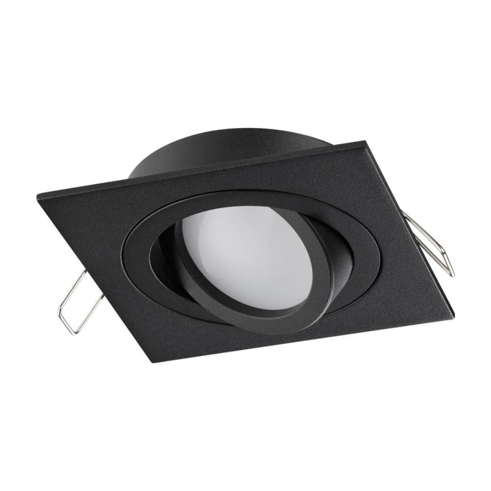 Светильник встраиваемый поворотный 9 см, Novotech Morus 371020, черный