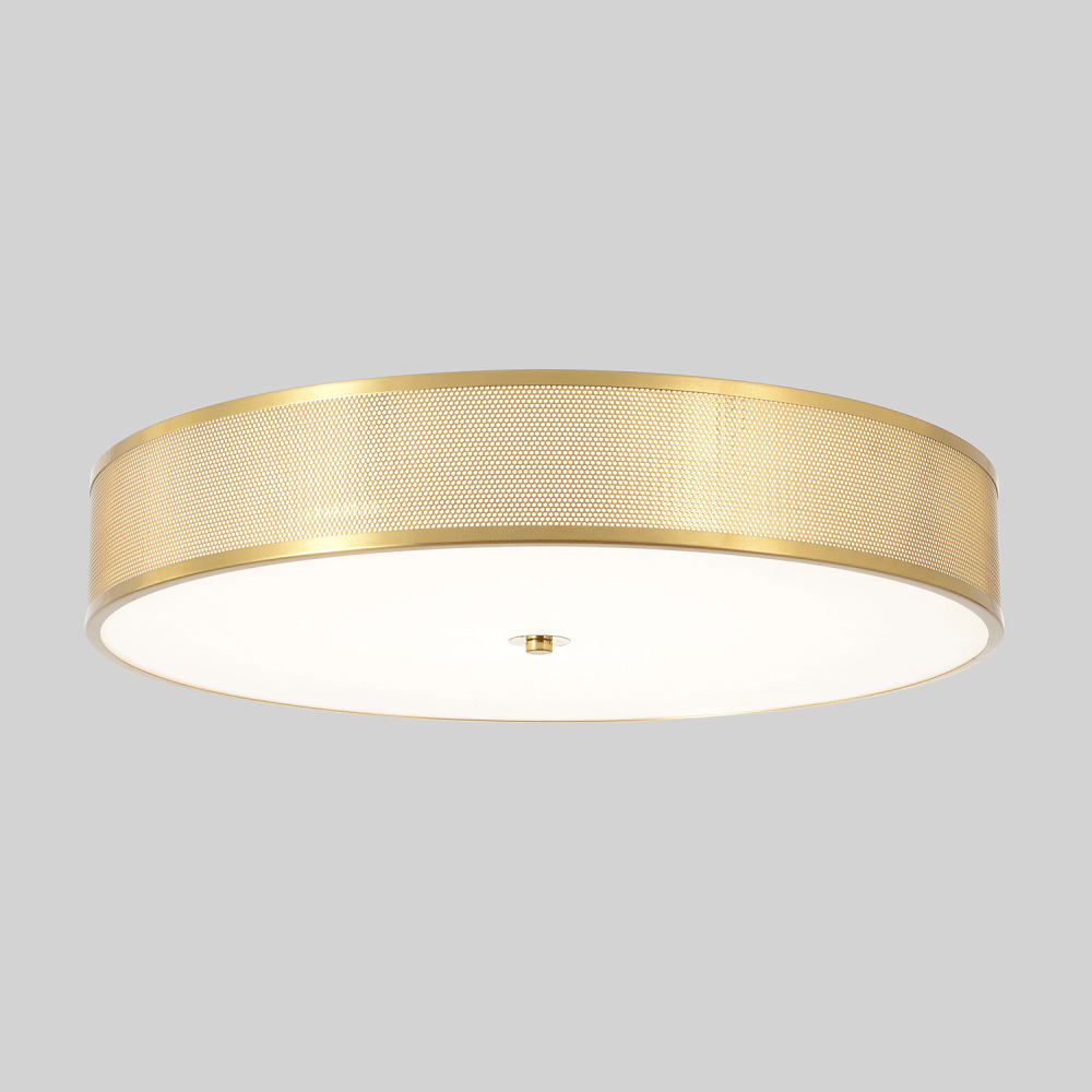 Светильник потолочный *60*10- см, *LED*40W, 3000-6000K, Crystal Lux Button BUTTON PL40W LED, Латунь
