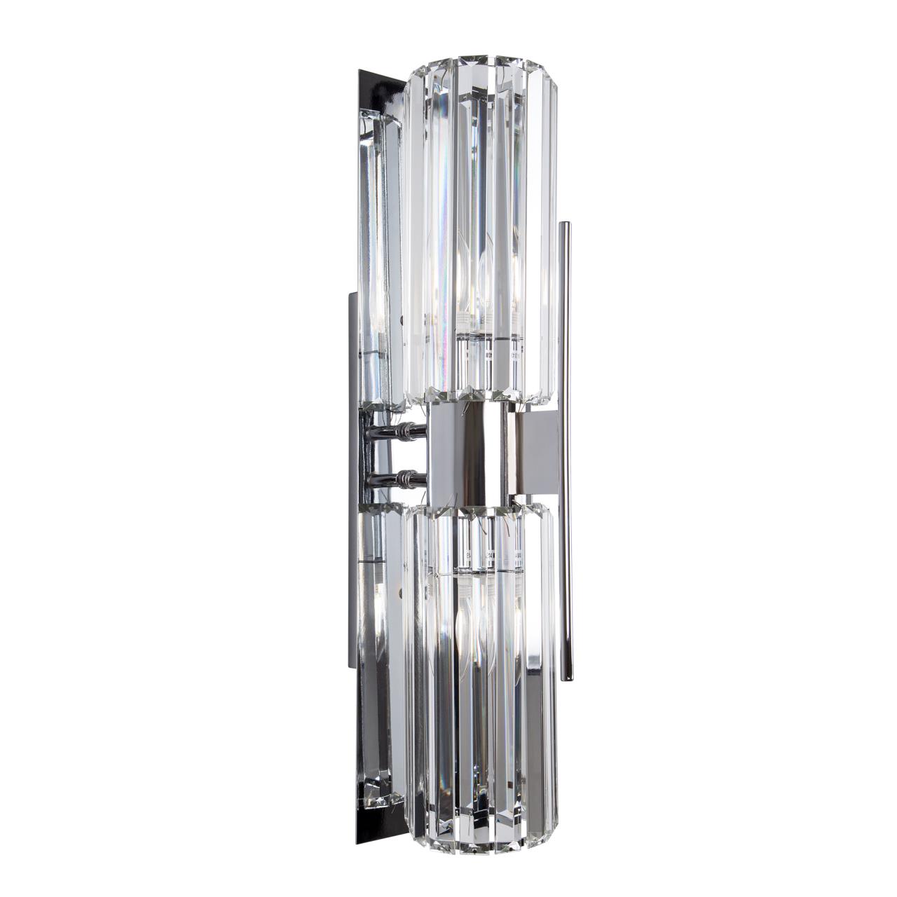 Бра 10*20*60 см, Е14 2x40W, Хром MODELUX ML.524.02 CR