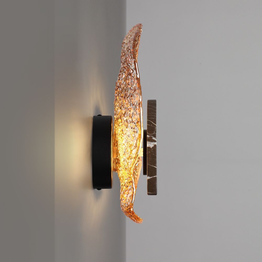 Бра 34 см, 12W, 3000K, Odeon Light 5461/12WLA, черный-янтарный