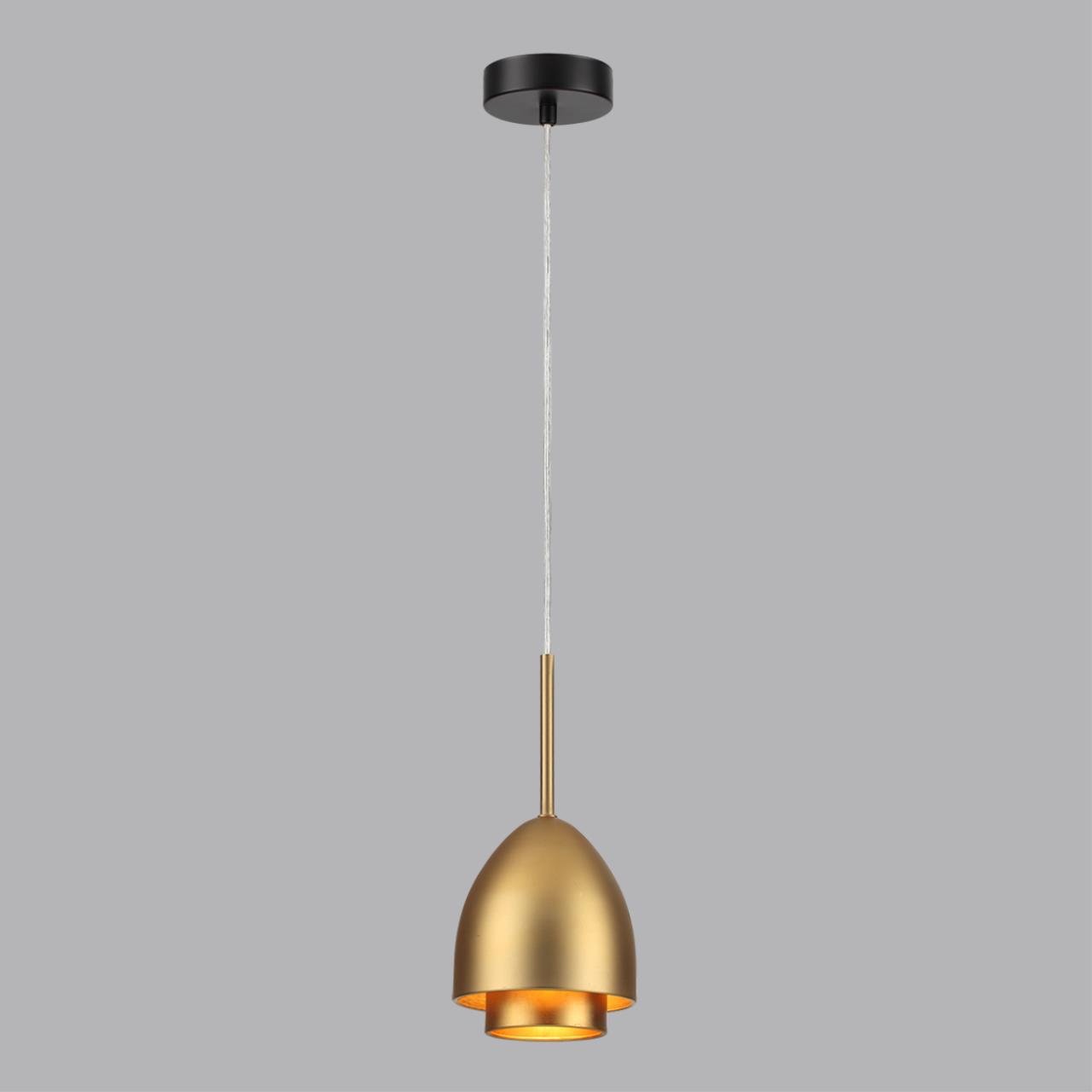 Подвесной светильник 12*120 см, 1*E14 Lumion AVRORA 8001/1A античное золото, черный