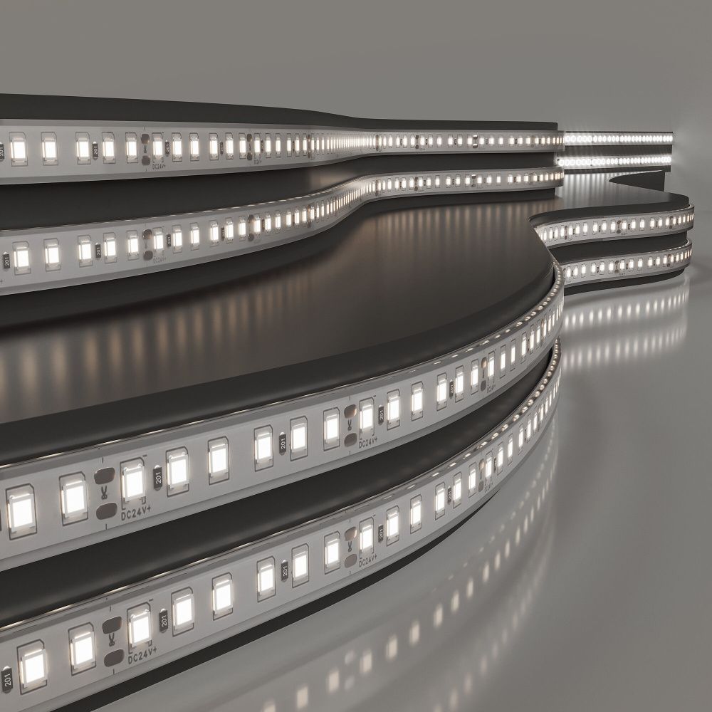 Лента светодиодная для бани/сауны 120Led 8W IP68 4000K дневной белый, 5м 2835 24V 120Led 8W IP68 Elektrostandard  4690389218910, a071905, цена за метр